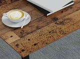Coffee Table Old Wood 80 x 80 x 45 cm Engineered Wood 892582