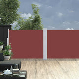Patio Retractable Side Awning 140x1200 cm Brown 313390