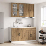 Kitchen Unit LUCCA 4 pcs Artisan Oak Engineered Wood 3438324