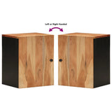 Bathroom Wall Cabinet 38x33x48 cm Solid Wood Acacia 351991