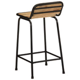 Bar Stools 2 pcs 46x35.5x80 cm Solid Wood Rough Mango 4013530