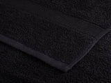 Premium Towels SOLUND 10 pcs Black 100x200 cm 600 gsm 137439
