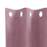 Blackout Curtains 2 pcs Dark Pink 140 x 245 cm Velvet 4107241