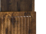 LED TV Cabinet Smoked Oak Engineered Wood 896110