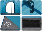 Tipi Tent Water-Resistant 3-Person Blue 42042207