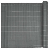 Garden Fence Double-Sided Grey 1.8x3 m PVC 42002622