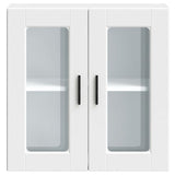 Kitchen Wall Cabinet with Glass Door Porto White 854147