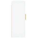 Wall Mounted Cabinets 2 pcs White Engineered Wood 3198001