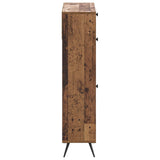 Shoe Cabinet BREDA 78 x 24 x 103 cm Engineered Wood Old Wood 897543