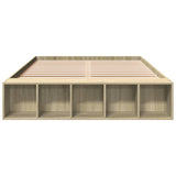 Bed Frame without Mattress Sonoma Oak 120x190 cm Small Double 3280596