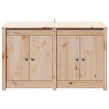 Outdoor Kitchen Cabinet MEPPEL 3 pcs Natural Douglas 3443802