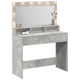Dressing Table Concrete Grey 100 x 41 x 135 cm Engineered Wood 865103