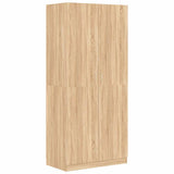Wardrobe Sonoma Oak 90x52x200 cm Engineered Wood 800633