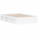 ZNTS Bed Frame without Mattress White 120x200 cm 3203852