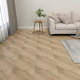Self-adhesive Flooring Planks 55 pcs PVC 5.11 m Brown Striped 324680