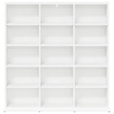 CD Cabinet White 96 x 23.5 x 97.5 cm Engineered Wood 8012666