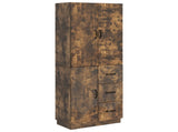 Cabinet Set 2 pcs Smoked Oak Engineered Wood 3416822