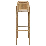 Garden Planter with Holder Natural 50 x 38 x 114 cm Bamboo 42028233