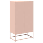 ZNTS Highboard Pink 68x39x123 cm Steel 853351