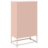 ZNTS Highboard Pink 68x39x123 cm Steel 853351