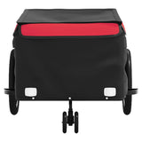 Bike Trailer Black and Red 45 kg Iron 94104