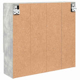 Mirror Cabinet Concrete Grey 59 x 17 x 55 cm Engineered Wood 883367