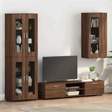 Wooden Cabinet Brown Oak 50 x 29 x 100 cm Engineered Wood 880228