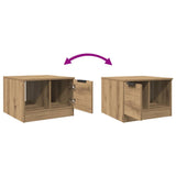 Coffee Table Artisan Oak 50x50x36 cm Engineered Wood 856849