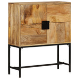 Highboard 80x30x95 cm Solid Rough Wood Mango 351713