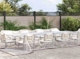 Clear Tarpaulin with Eyelets 4x10 m Polyethylene 4018566