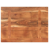 Table Top 70x60x2.5 cm Rectangular Solid Wood Acacia 370925