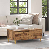 Coffee Table Old Wood 90 x 50 x 35 cm Engineered Wood 881192