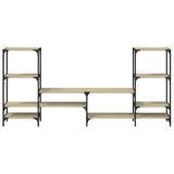 TV Cabinet Sonoma Oak 206.5x28.5x95 cm Engineered Wood 842482