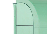 Walk-In Lean to Greenhouse with Windows and Zippered Doors, 2 Tiers 6 Wired Shelves 300L x 150W x T3398P318835