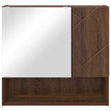 Mirror Cabinet Brown Oak 59 x 17 x 55 cm Engineered Wood 883371