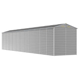 Garden Shed Light Grey 191x980x198 cm Galvanised Steel 3188252