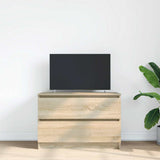 TV Cabinet Sonoma Oak 80x35x54 cm Engineered Wood 861789