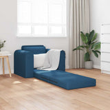 Sofa Bed Blue 98 x 71 x 83 cm Fabric 4106662