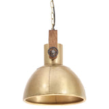 Industrial Hanging Lamp 25 W Brass Round 30 cm E27 320533