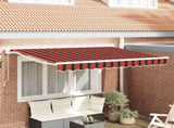 Awning Frame Orange and Black 250 x 200 cm 3329373