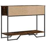 Console Table Smoked Oak 100x35x74.5 cm Engineered Wood 848531