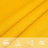 Sunshade Sail 160 g/m Rectangular Yellow 5x7 m HDPE 311577