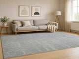 Rug Grey 120 x 180 cm 100% Polyester 3 mm Washable 42041671
