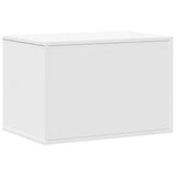 857724 Cat Litter Box Enclosure White 60x40x40 cm Engineered Wood