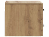 Wall-Mounted Bedside Cabinet 2 pcs Artisan Oak Engineered Wood 899334
