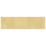 Room Divider Light Natural Width 600 cm Height 165 cm Bamboo 377007
