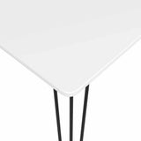 7 Piece Bar Set White and Black 3057415