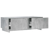 Coffee Table Concrete Grey 102 x 50.5 x 35 cm Engineered Wood 8011453