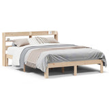 Bed Frame with Headboard without Mattress 135x190 cm Double 3306778