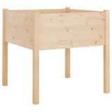 Garden Planters 2 pcs 70x70x70 cm Solid Pinewood 810810